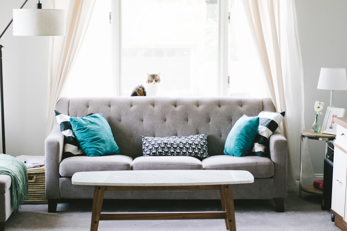 Aurora U-shape sectional sofa with velvet upholstery