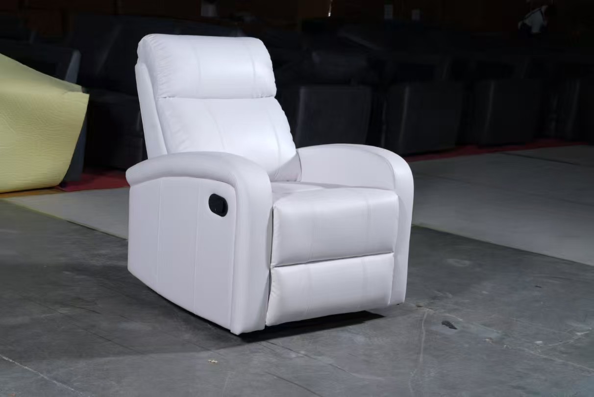 Poltrona Couro Branco